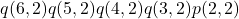 q(6,2)q(5,2)q(4,2)q(3,2)p(2,2)