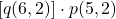 [q(6,2)]\cdot p(5,2)